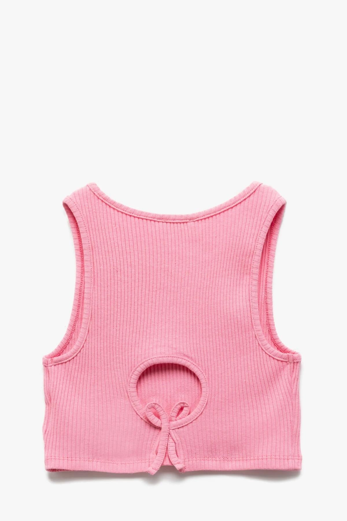 Koton Kız Çocuk Crop Atlet 5Skg30003Ak252