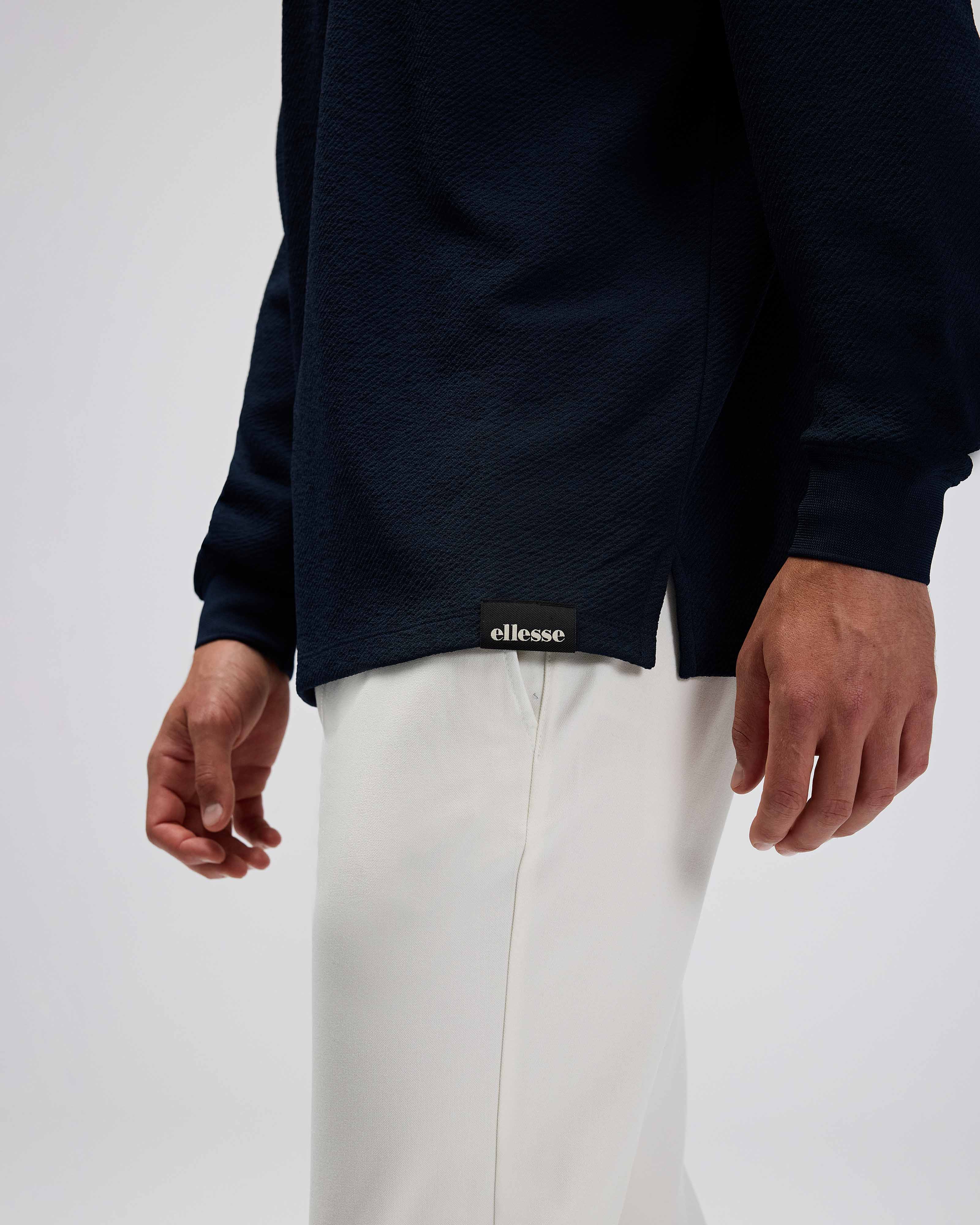 Ellesse Erkek Polo Sweatshirt Em601-Nv