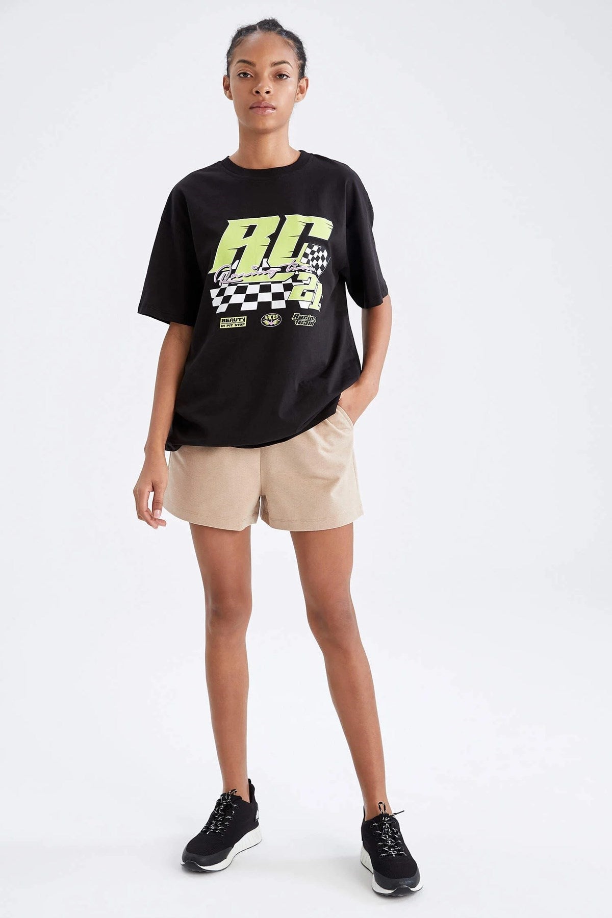 Defacto Kadın Şort U3357Azvar