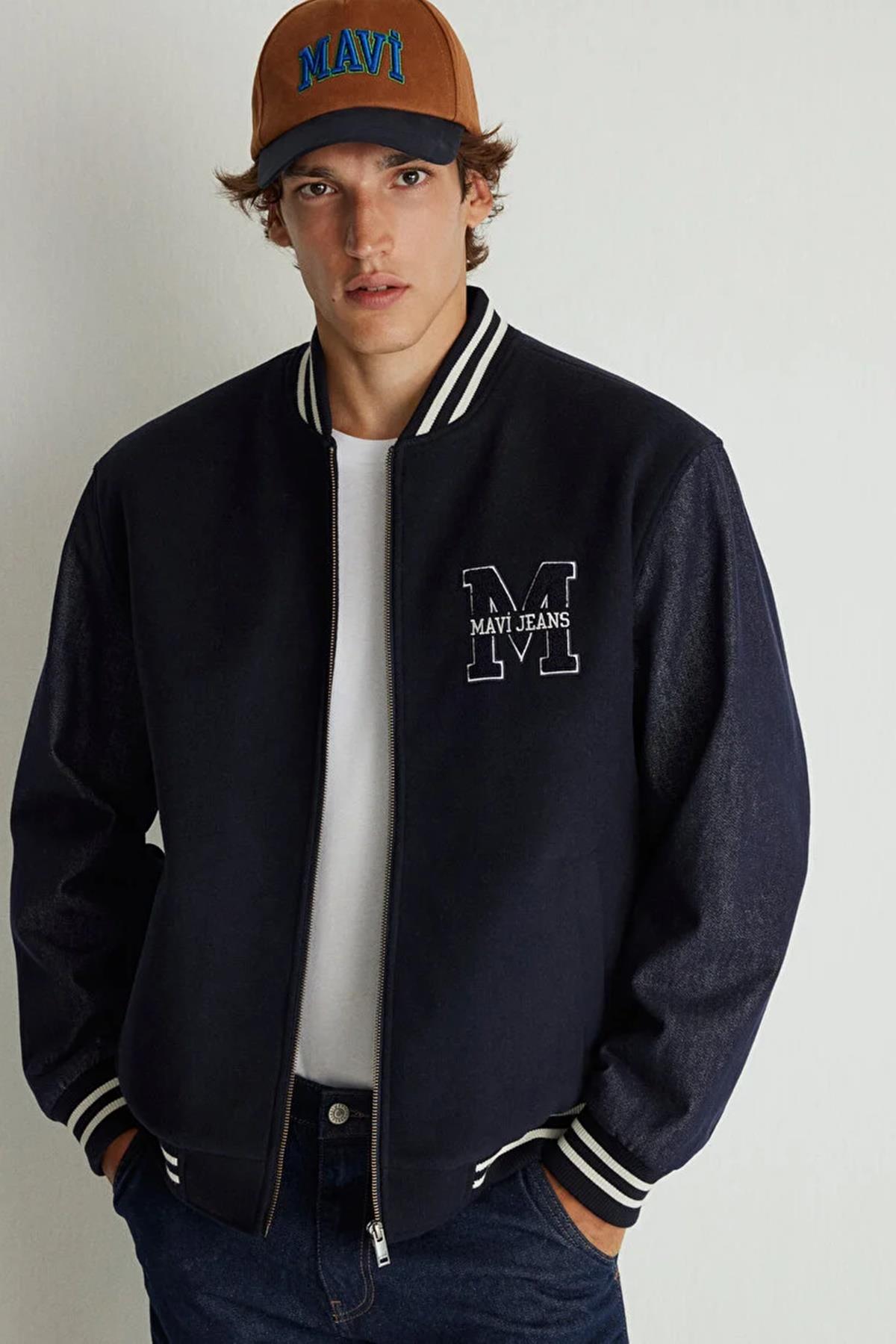 Mavi M Baskılı Erkek Ceket M0110393-8