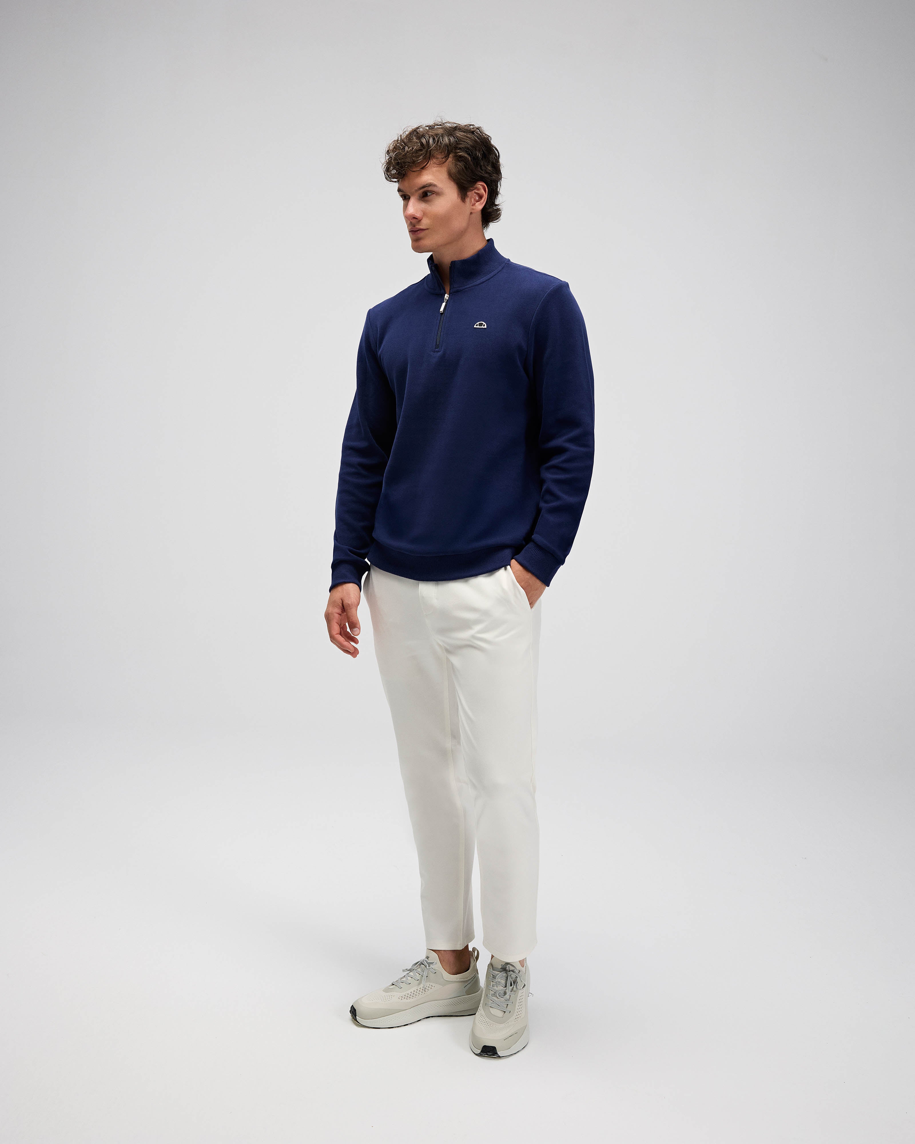 Ellesse Erkek Sweatshirt Em603-Nv