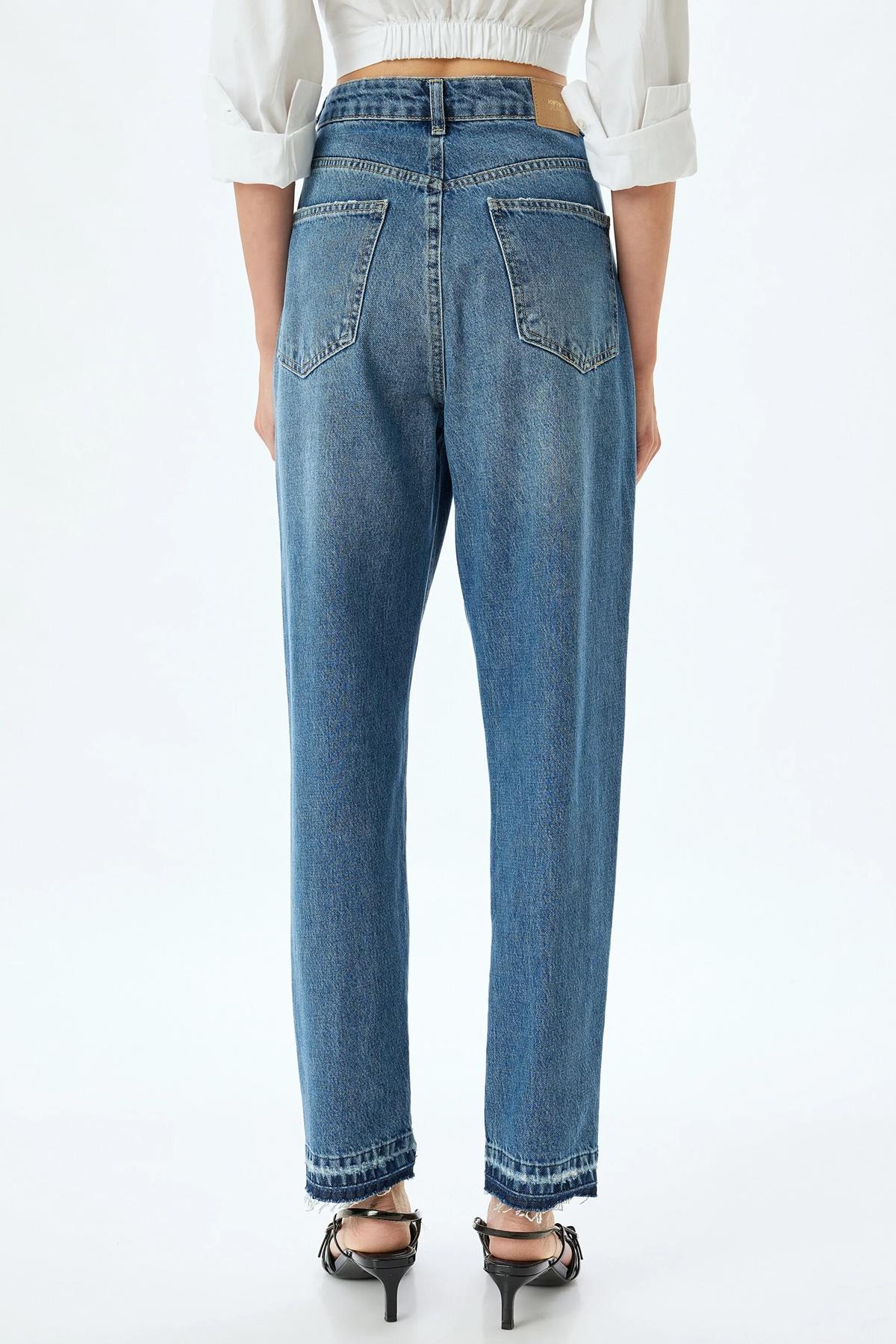 Koton Kadın Jean Pantolon 5Wal40202Mdmıd