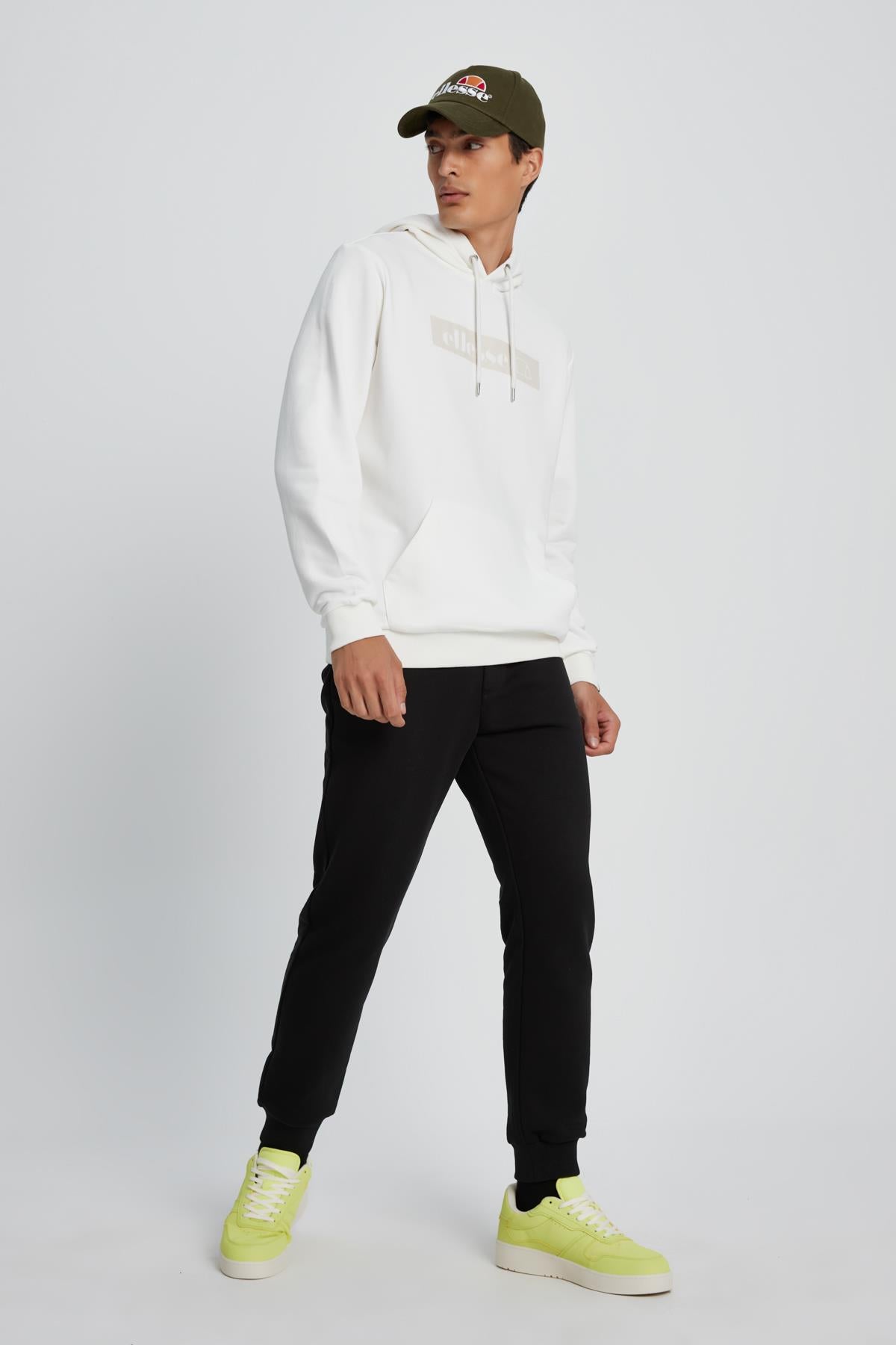 Ellesse Erkek Kapüşonlu Sweatshirt EM075-ECR