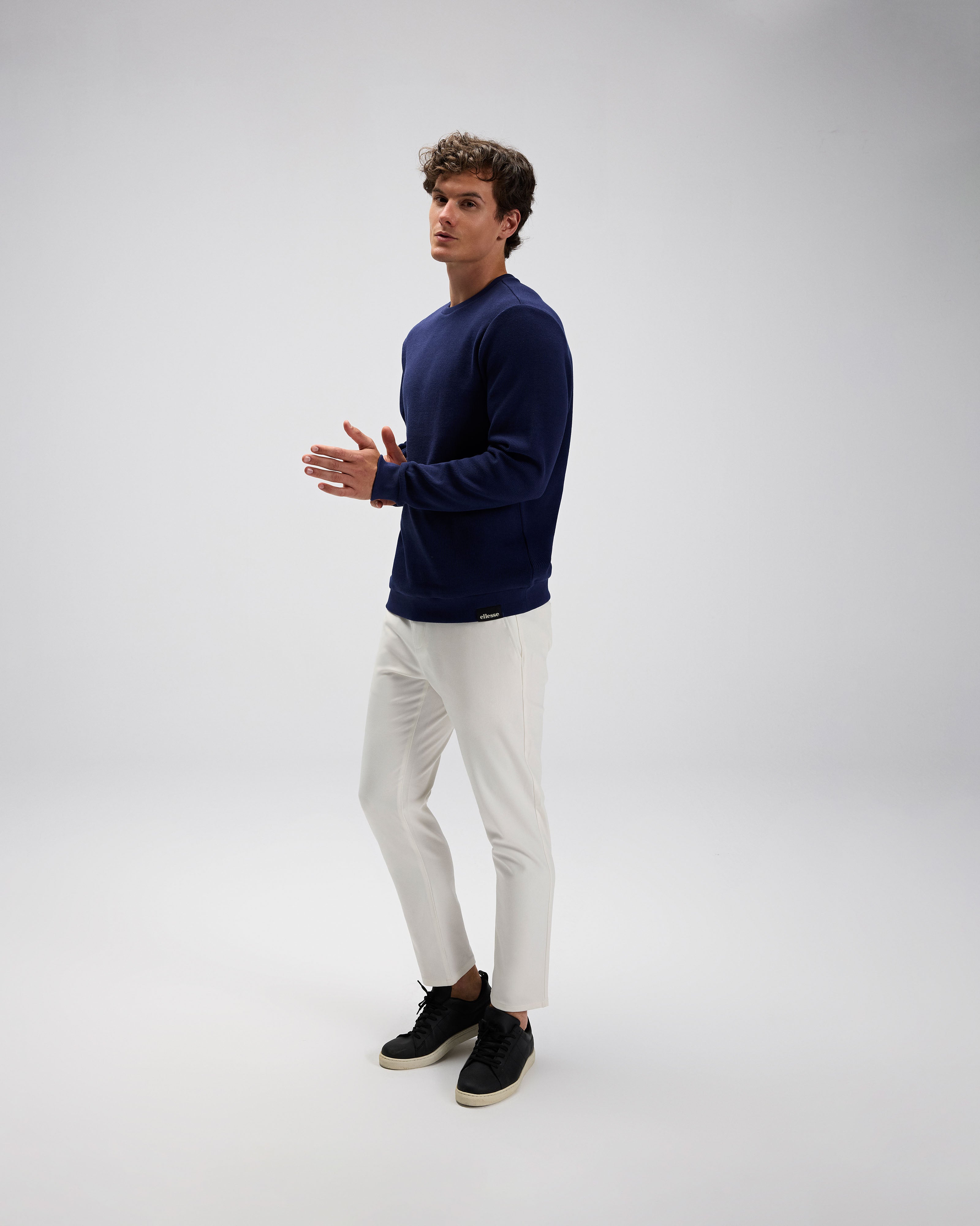 Ellesse Erkek Sweatshirt Em615-Nv