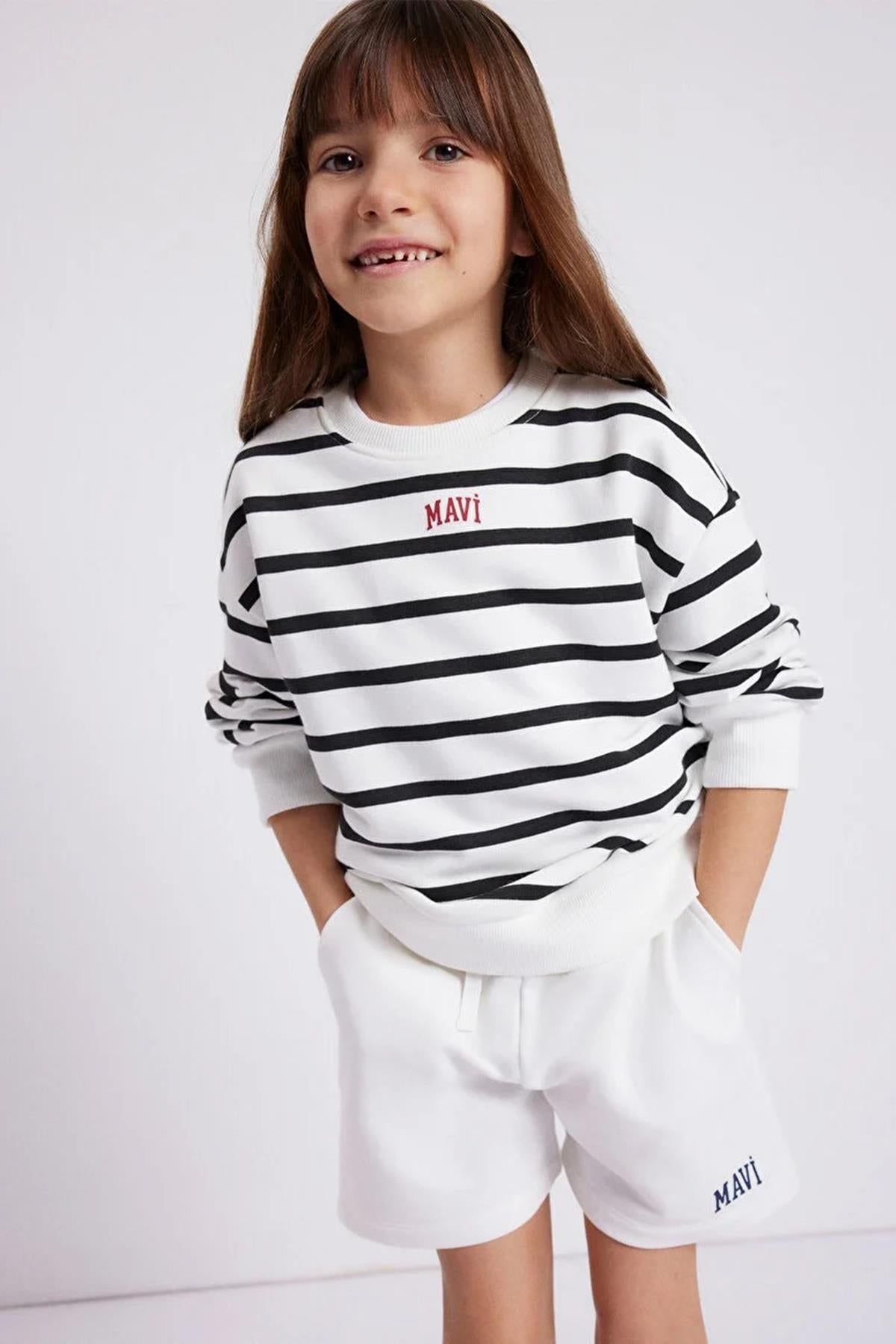 Mavi Logo Kız Çocuk Sweat M7S10038-9