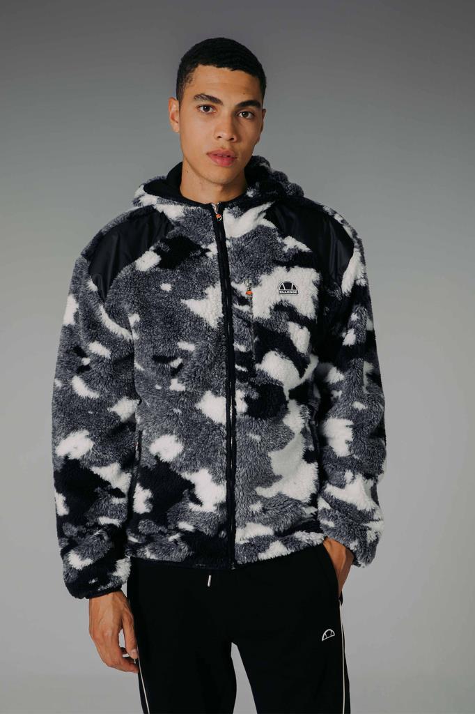 Ellesse Fermuarlı Kapüşonlu Erkek Sweat EM235-BKD