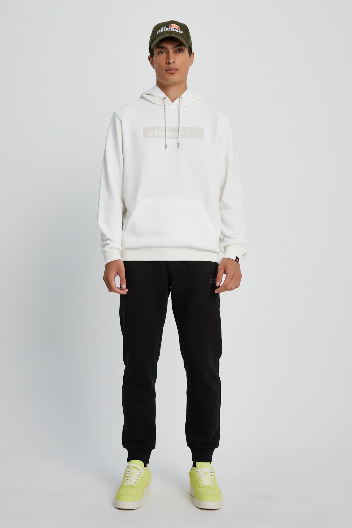 Ellesse Erkek Kapüşonlu Sweatshirt EM075-ECR