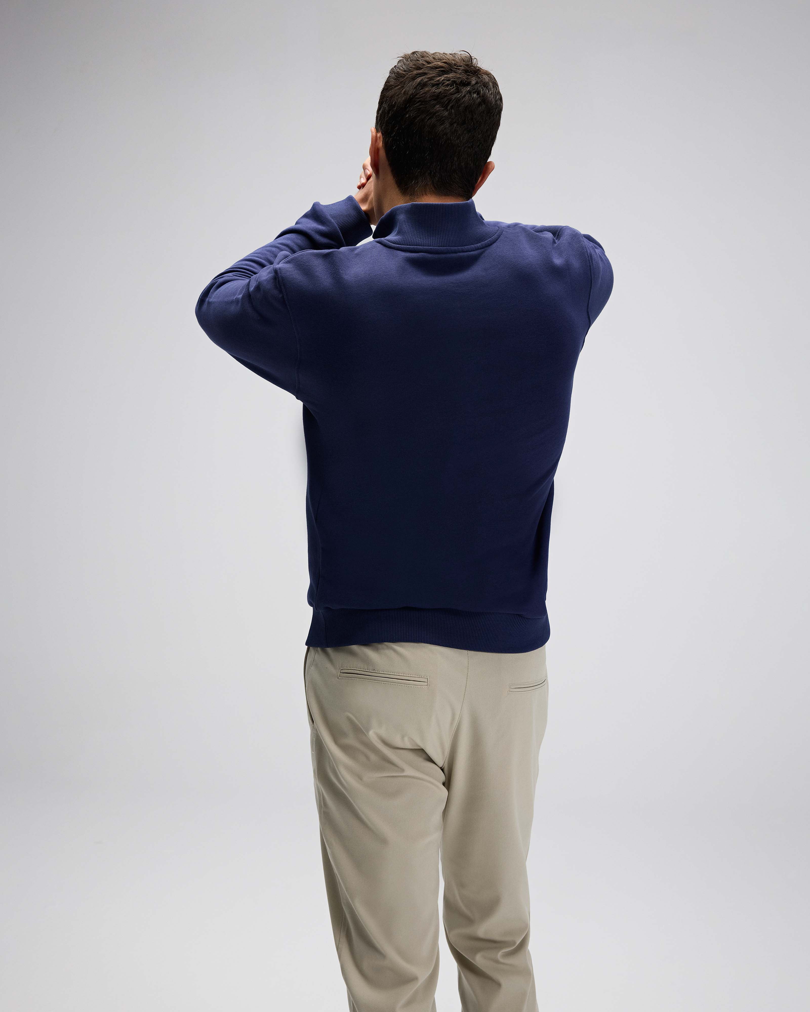 Ellesse Erkek Yarım Fermuarlı Sweat Em580-Nv