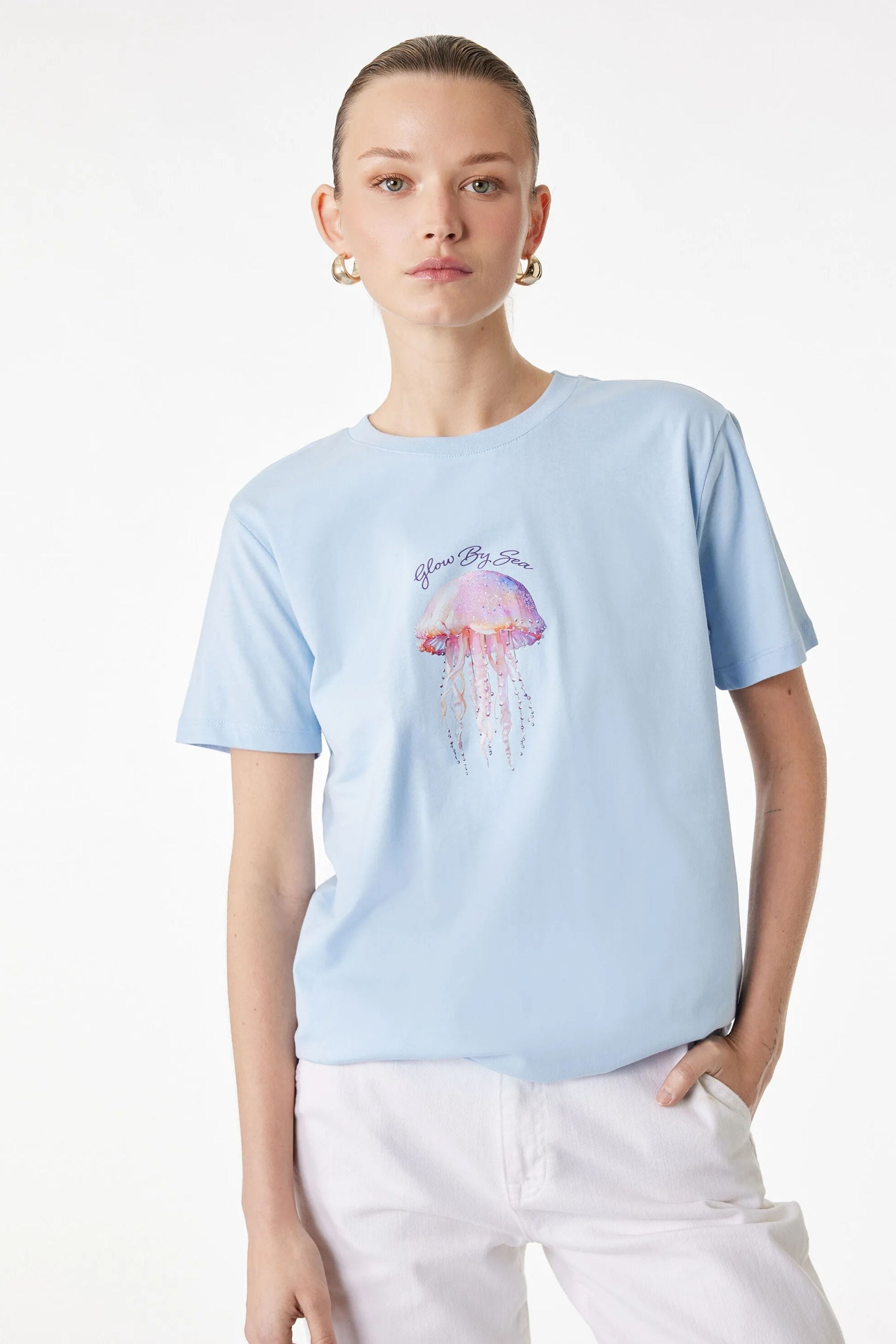 Koton Kadın Tişört 6SAK50080EK624