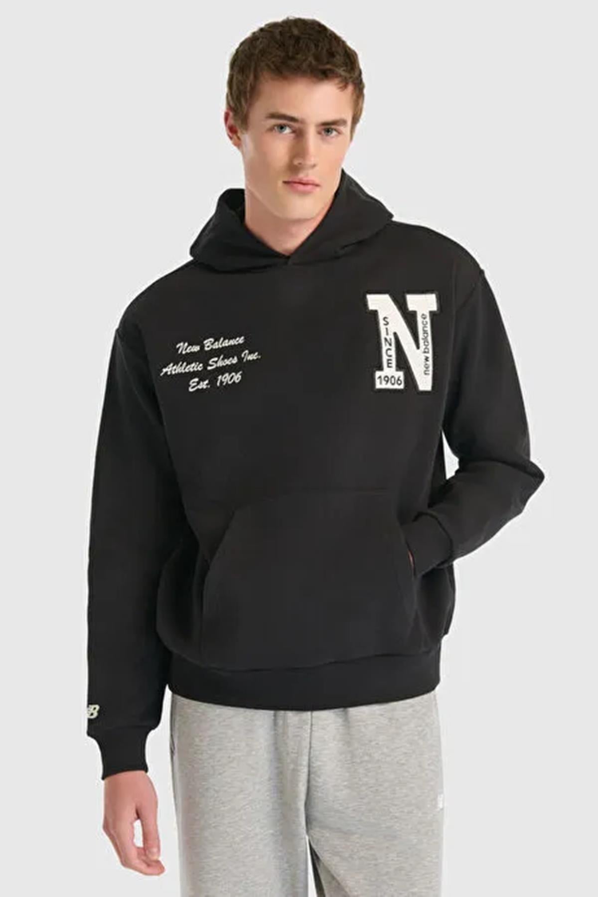 New Balance Lifestyle Unısex Sweat Unh3534-Bk
