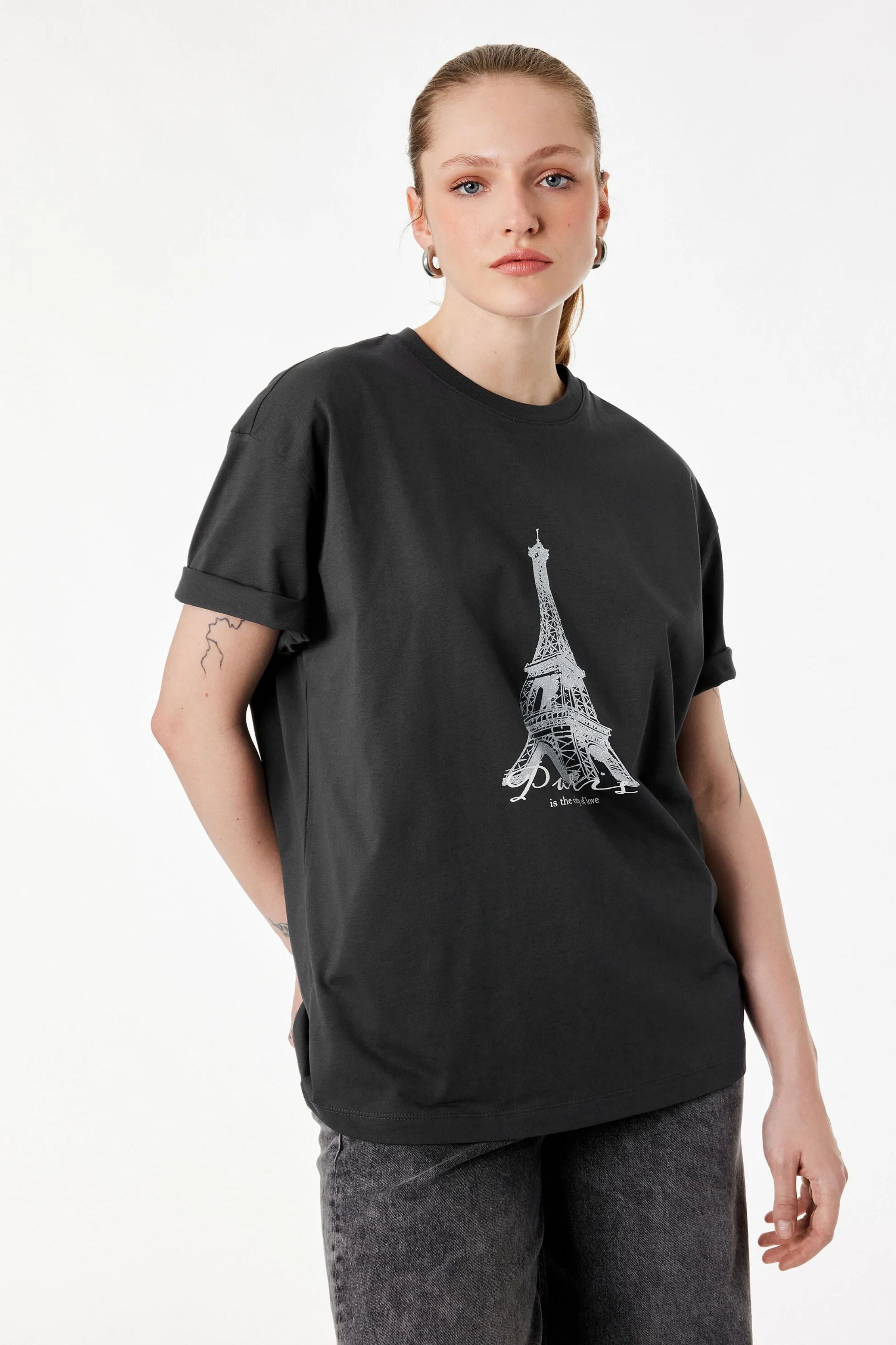 Koton Kadın Tişört 6SAK50160EK931