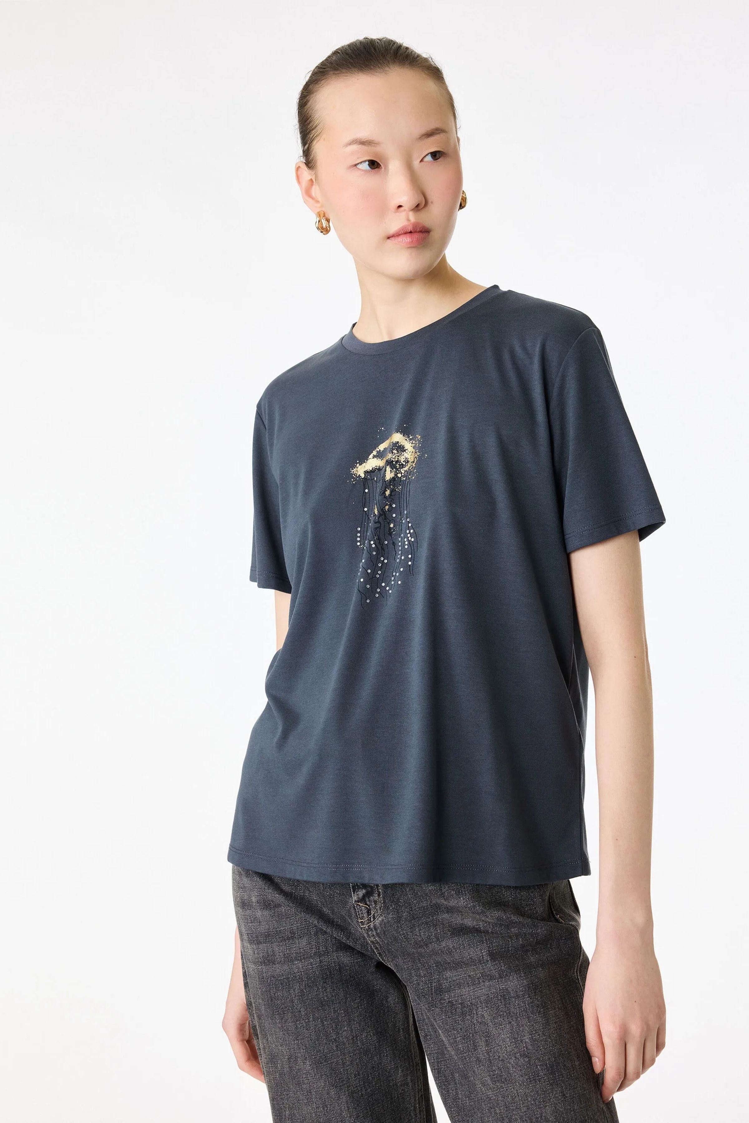 Koton Kadın Tişört 6SAK50132EK931