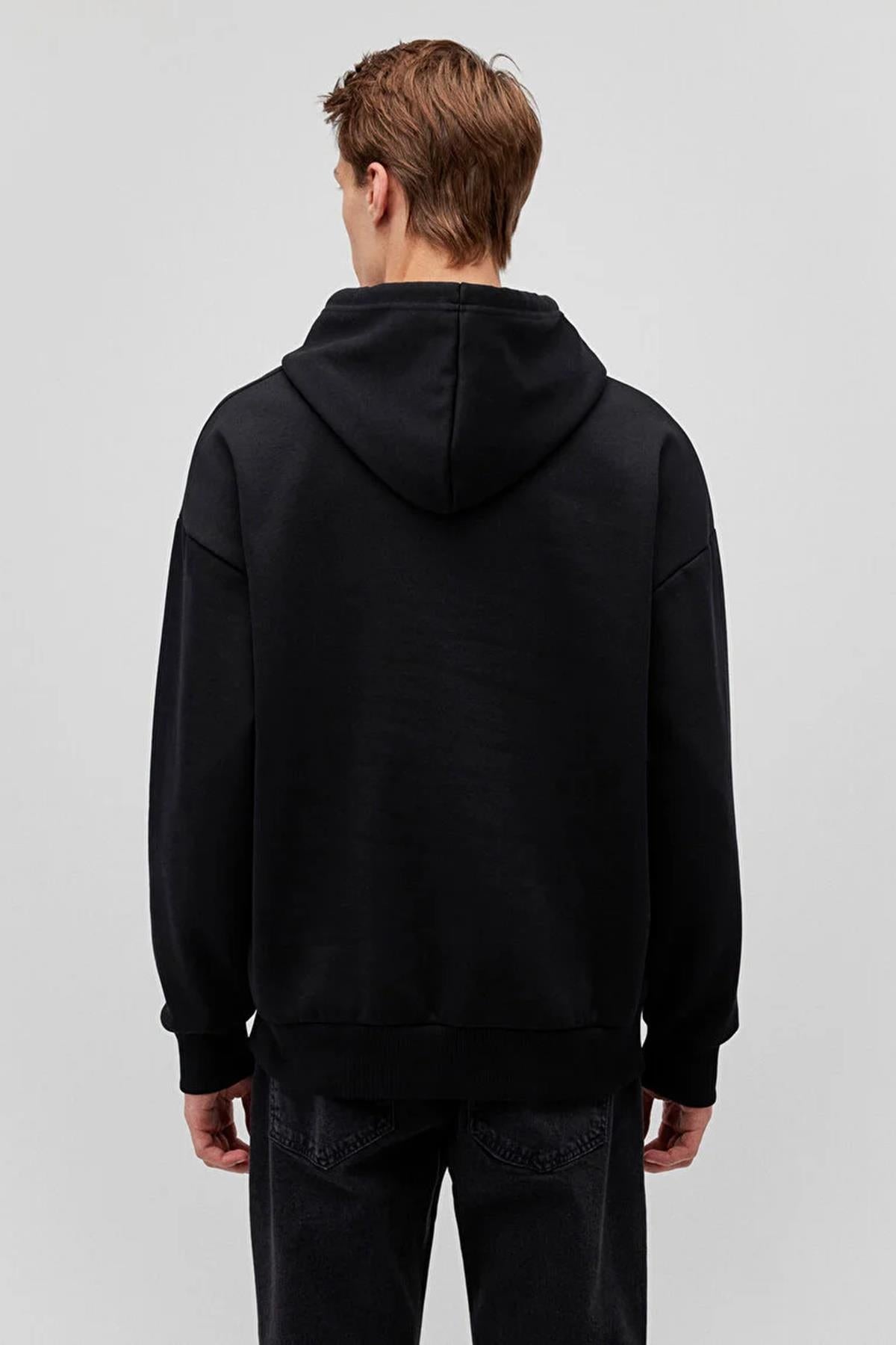 Mavi Baskılı Erkek Sweat M067149-90