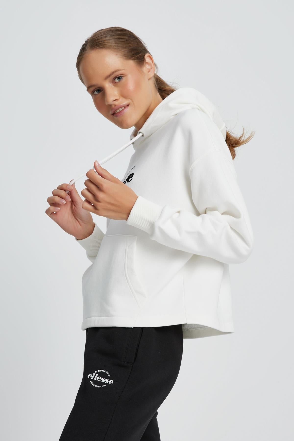 Ellesse Kadın Kapüşonlu Sweatshirt EF037-ECR